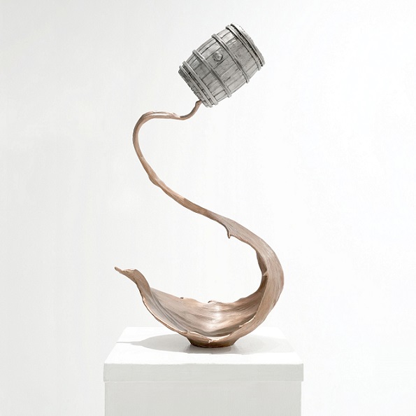 Baker's Bourbon Made Different - The Distinguished Single metal sculpture