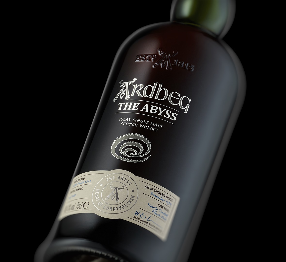 Ardbeg the Abyss close up of bottle final