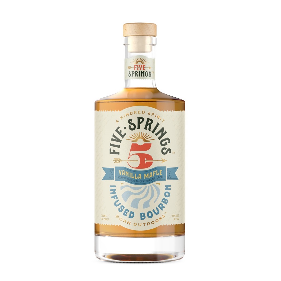 Five Springs Vanilla Maple bottle