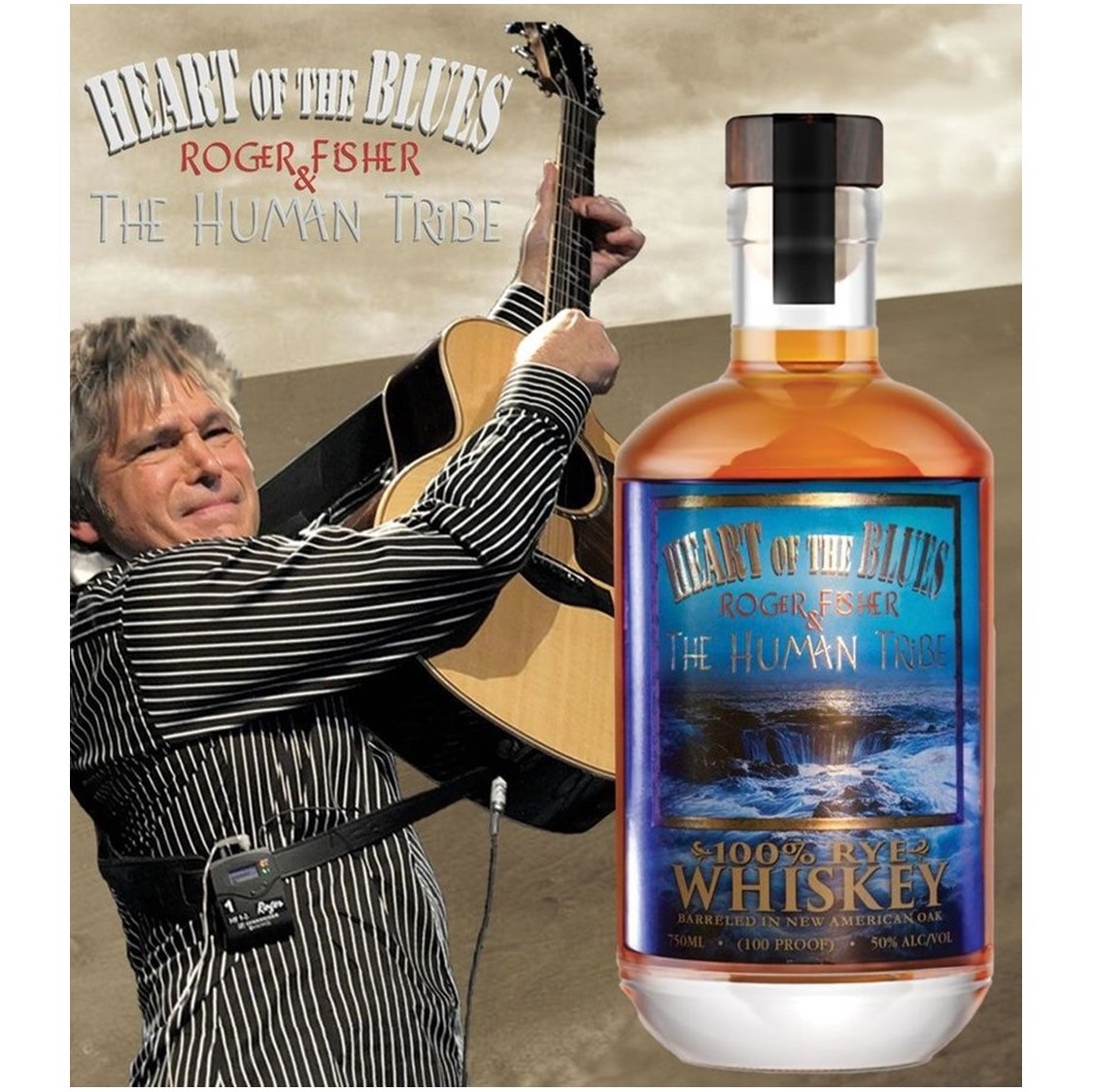 James Bay Distillers Roger Fisher Heart of the Blues bottle SQUARE