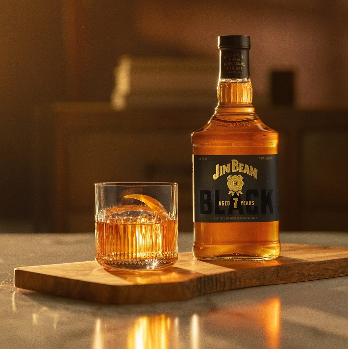 Jim Beam Black with Old Fashioned