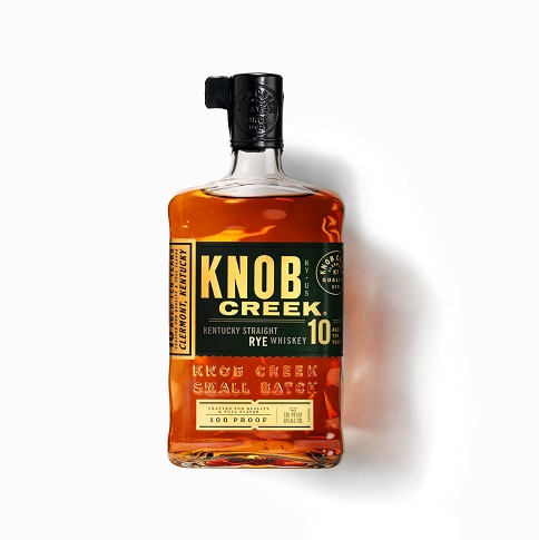 Knob Creek 10-Year Rye bottle