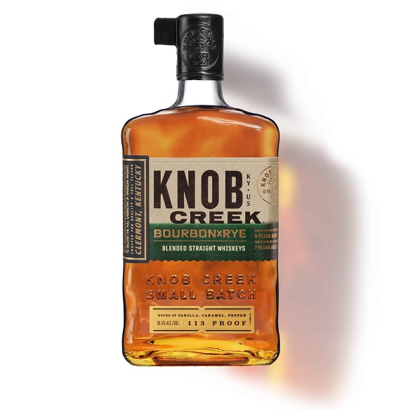 Knob Creek Bourbon x Rye bottle SQUARE