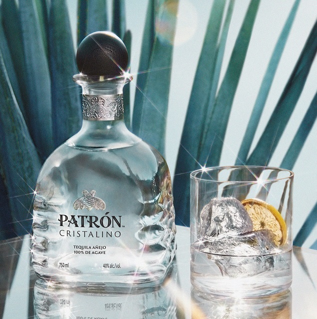 Patron Cristalino OTR with Charred Lemon