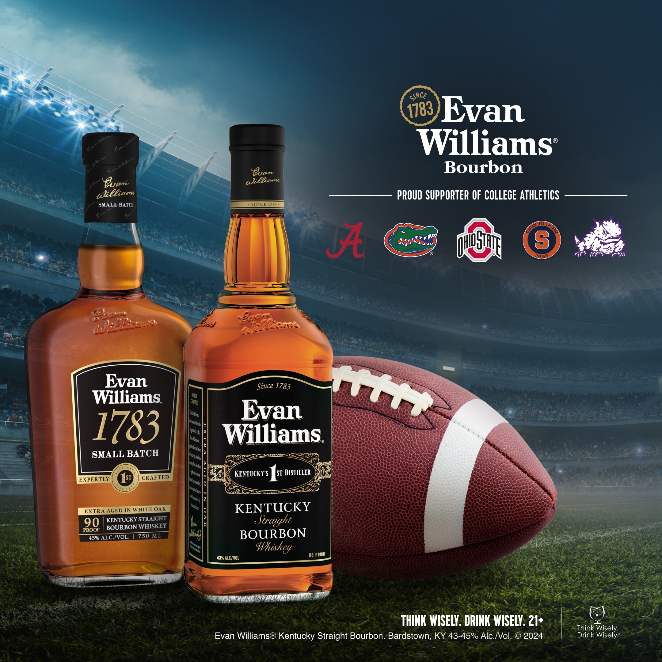 Evan Williams Learfield partnership flyer