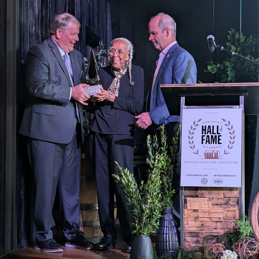 Elmer Lucille Allen Kentucky Bourbon Hall of Fame with Eric Gregory