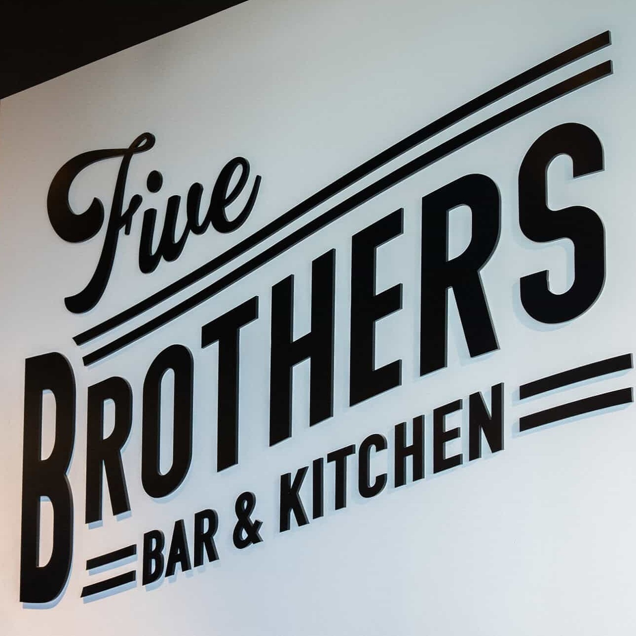 Five Brothers Bar & Kitchen sign