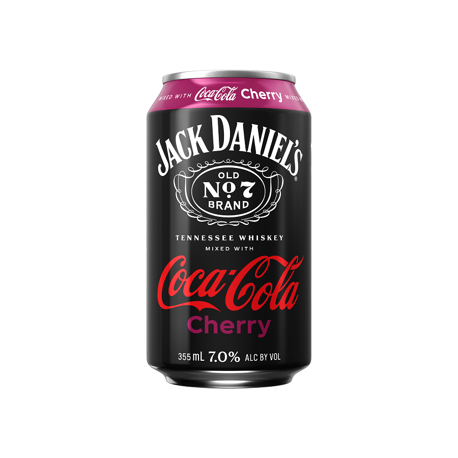 Jack Daniel's Coca-Cola Cherry RTD cocktail can