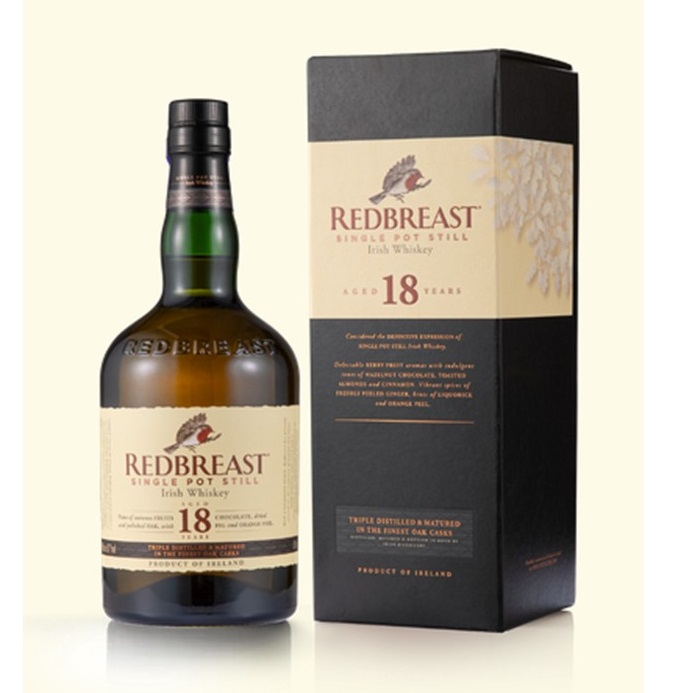 Redbreast 18 year old bottle and box SQUARE