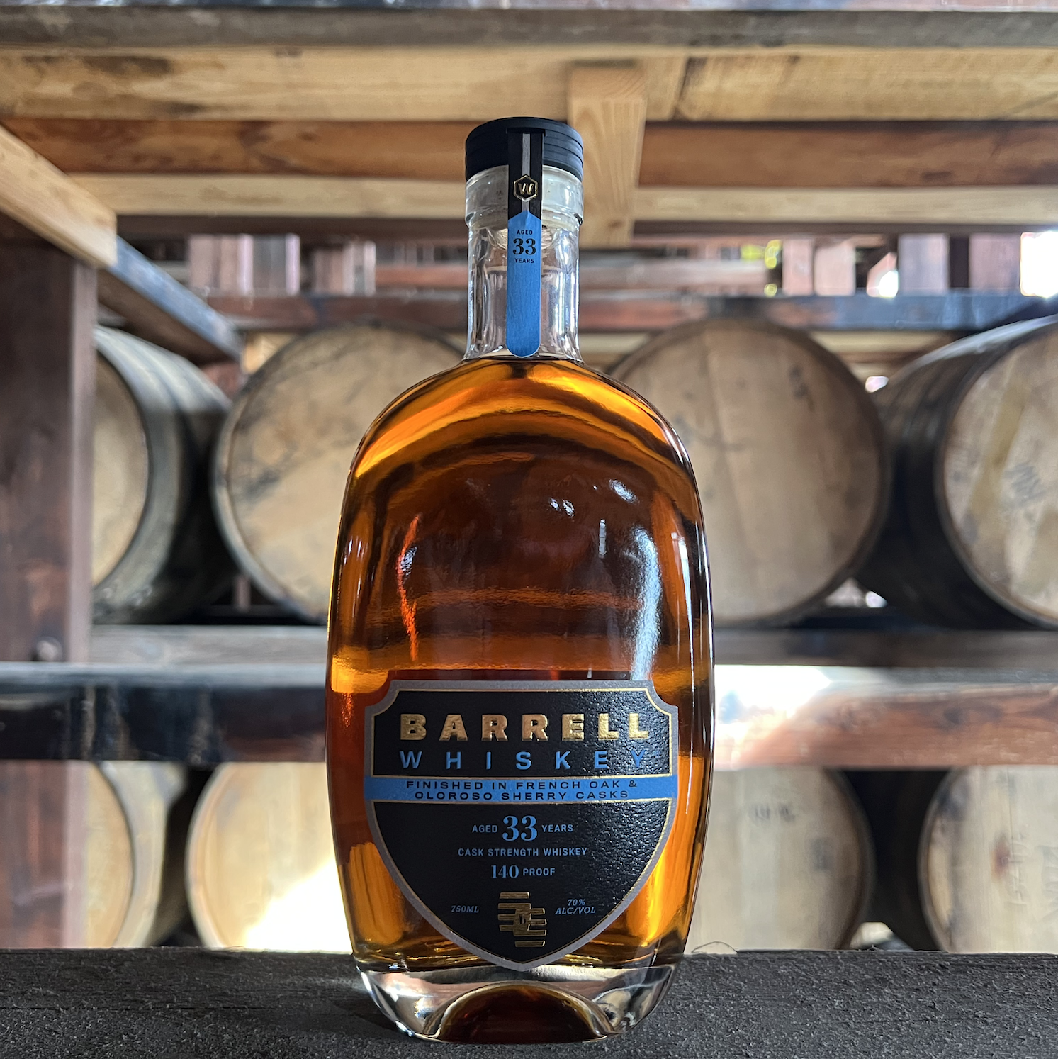 Barrell Craft Spirits 33 Year Old Whiskey bottle