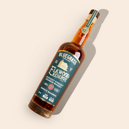 Bluegrass Distillers Elkwood 15-Year Single Barrel Bourbon bottle