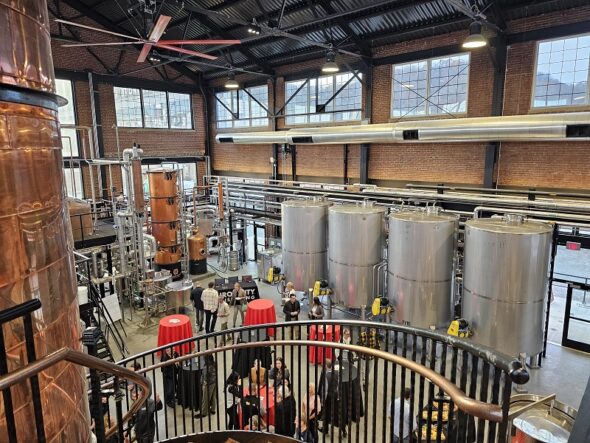 Iron City Distilling interior