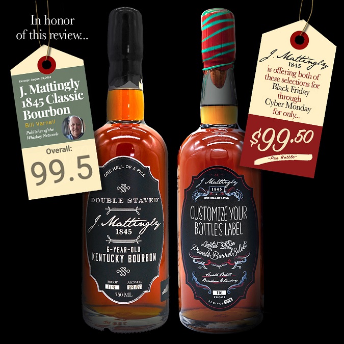 J. Mattingly 1845 Black Friday Special-Pricing bottles