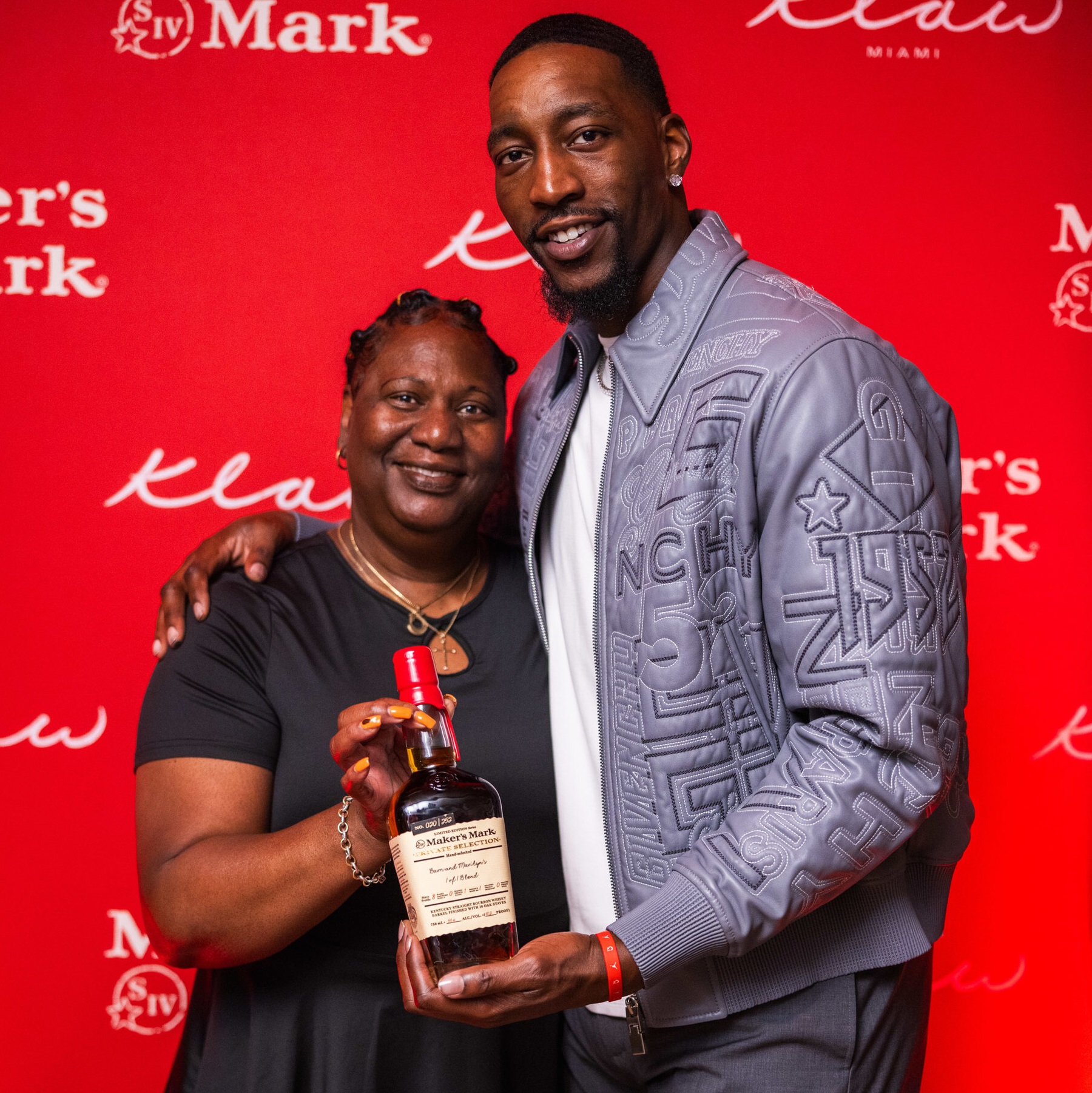 Bam Adebayo and mother Makers Mark