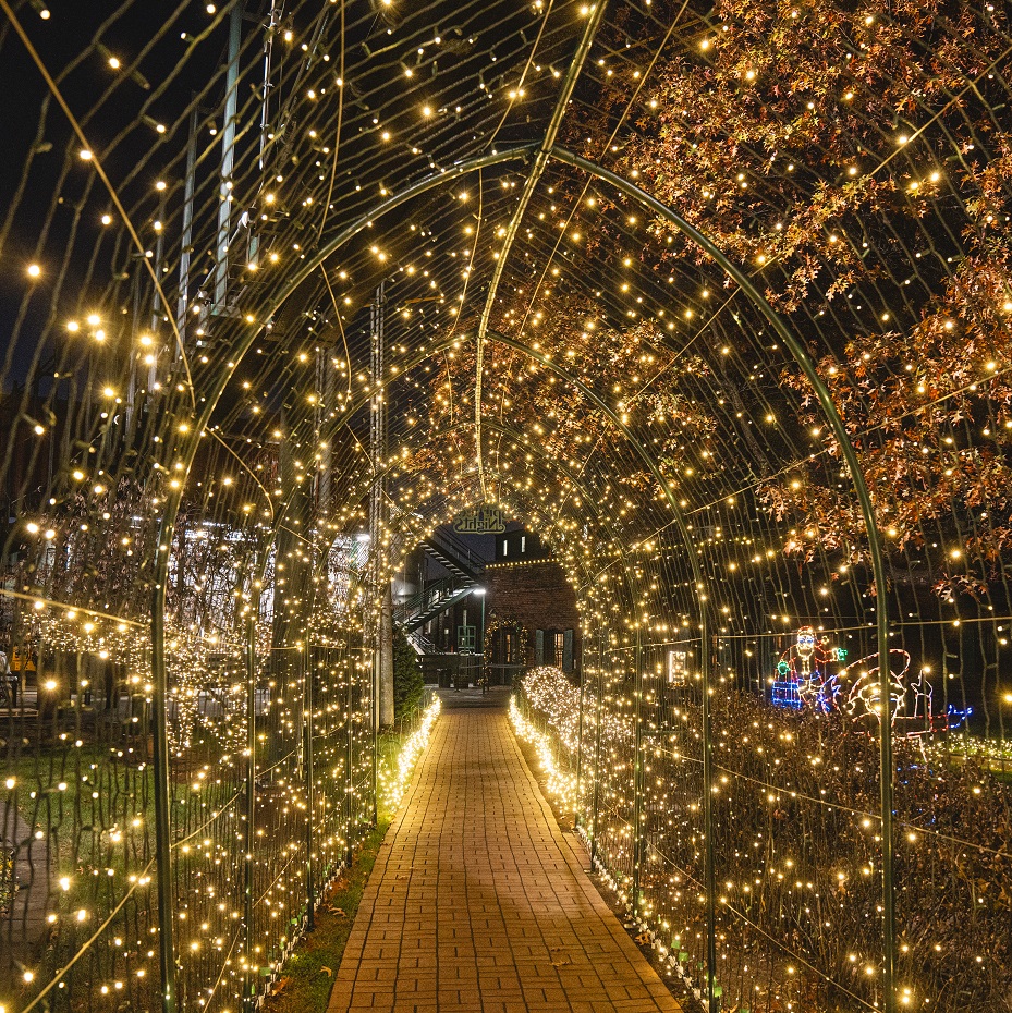 Buffalo Trace Holidays at the Trace light tunnel