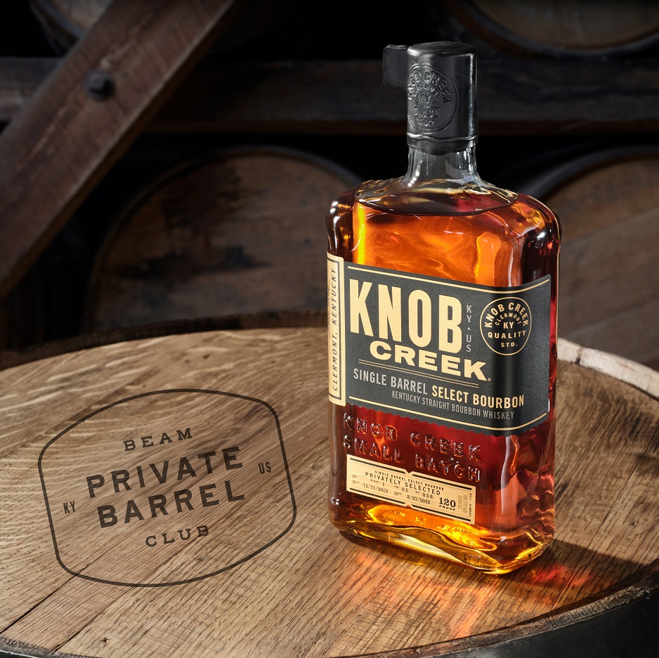 Knob Creek Beam Private Barrel Club bottle