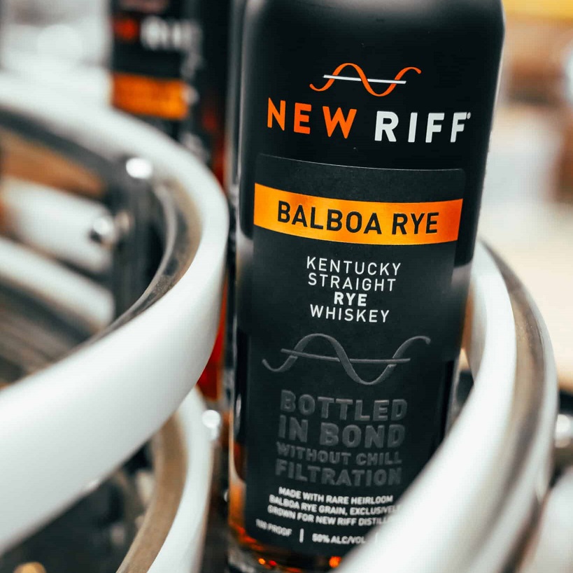 New Riff Balboa Rye bottle