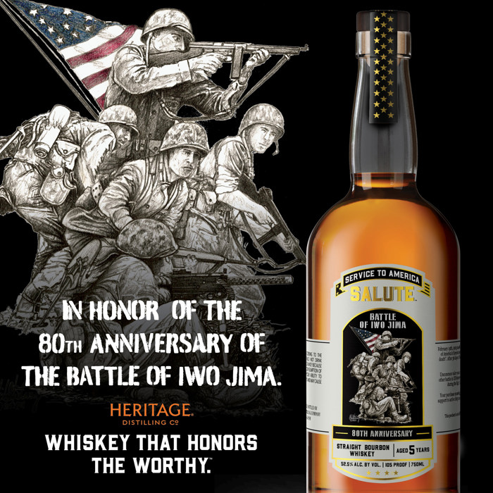 Heritage Distilling Co Iwo Jima promo