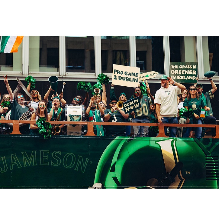 Jameson NFL fans Dublin SQUARE